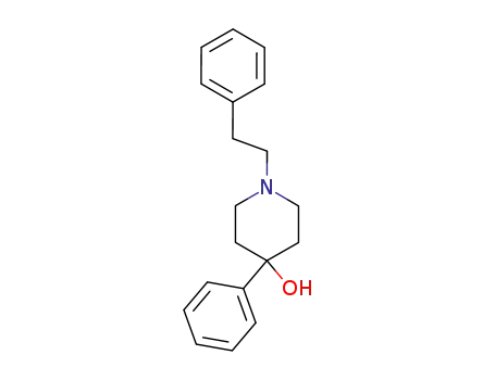 Molecular Structure of 94913-96-9 (1-Phenethyl-4-phenyl-4-piperidinol)