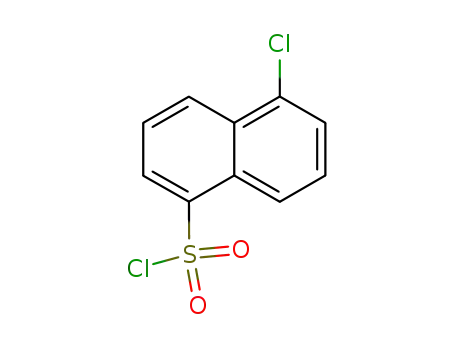 Molecular Structure of 6291-07-2 (5-CHLORONAPHTHALENE-1-SULFONYL CHLORIDE)