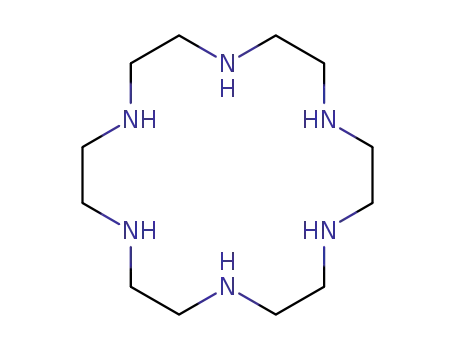 Molecular Structure of 296-35-5 (1,4,7,10,13,16-Hexaazacyclooctadecane)