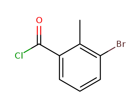 Molecular Structure of 21900-48-1 (3-BROMO-2-METHYL BENZOYL CHLORIDE)