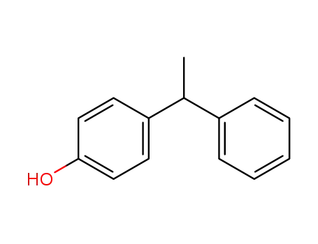 Molecular Structure of 1988-89-2 (1-(P-HYDROXYPHENYL)1-PHENYLETHANE)