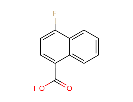 Molecular Structure of 573-03-5 (4-FLUORO-1-NAPHTHOIC ACID)