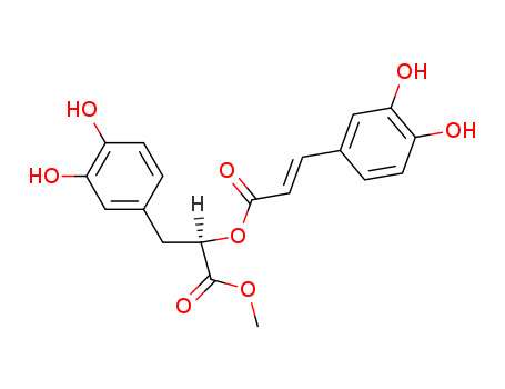 Benzenepropanoicacid,α-[[(2E)-3-(3,4-dihydroxyphenyl)-1-oxo-2-propen-1-yl]oxy]-3,4-dihydroxy-,methylester,(αR)-