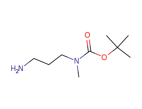 Molecular Structure of 150349-36-3 (tert-Butyl N-(3-aminopropyl)-N-methylcarbamate)
