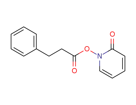 Molecular Structure of 124552-53-0 (2(1H)-oxo-1-pyridyl 3-phenylpropanoate)