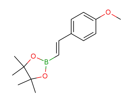 Molecular Structure of 149777-83-3 (2-(4-METHOXYPHENYL)-VINYLBORONIC ACID PINACOL ESTER)