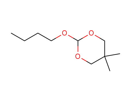 Molecular Structure of 80270-51-5 (1,3-Dioxane, 2-butoxy-5,5-dimethyl-)