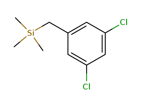 Molecular Structure of 69380-94-5 (1-((trimethylsilyl)methyl)-3,5-dichlorobenzene)