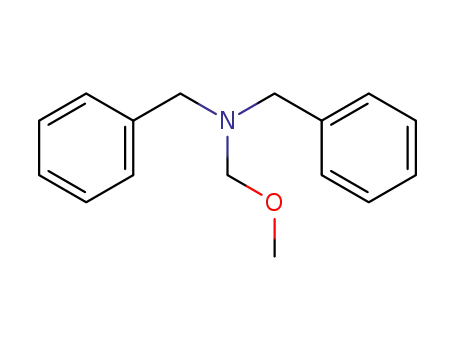Molecular Structure of 178425-11-1 (Benzenemethanamine, N-(methoxymethyl)-N-(phenylmethyl)-)