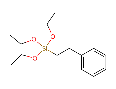 Molecular Structure of 13340-46-0 (triethoxy(2-phenylethyl)silane)