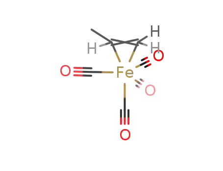 Molecular Structure of 12192-99-3 (Fe(CO)4(η2-CH2CHCH3))