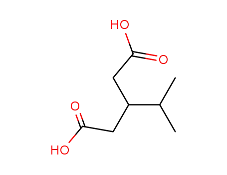 Molecular Structure of 4165-99-5 (3-Isopropylglutaric acid)