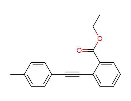 2-<i>p</i>-tolylethynyl-benzoic acid ethyl ester