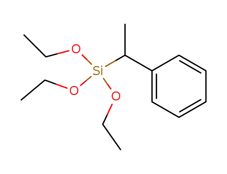 Molecular Structure of 129972-64-1 (Silane, triethoxy[(1S)-1-phenylethyl]-)
