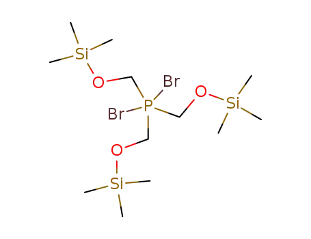 Molecular Structure of 74872-34-7 (dibromotris<(trimethylsiloxy)methyl>phosphorane)