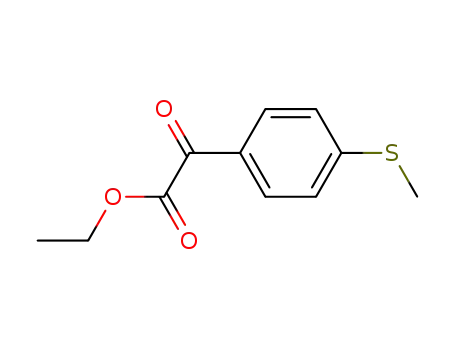 Molecular Structure of 62936-31-6 (Ethyl 4-thiomethylbenzoylformate)