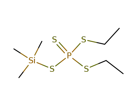 Molecular Structure of 153080-50-3 (C<sub>7</sub>H<sub>19</sub>PS<sub>4</sub>Si)