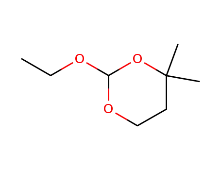 Molecular Structure of 78795-52-5 (1,3-Dioxane, 2-ethoxy-4,4-dimethyl-)