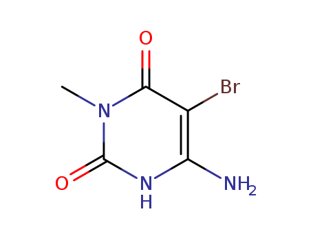 2,4(1H,3H)-Pyrimidinedione,6-amino-5-bromo-3-methyl- cas  7150-03-0