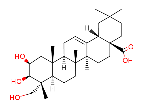 Olean-12-en-28-oicacid, 2,3,23-trihydroxy-, (2a,3b,4a)-