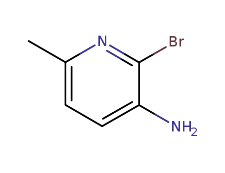 Molecular Structure of 126325-53-9 (3-AMINO-2-BROMO-6-PICOLINE)
