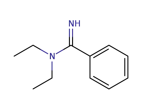 Molecular Structure of 50458-37-2 (Benzenecarboximidamide, N,N-diethyl-)