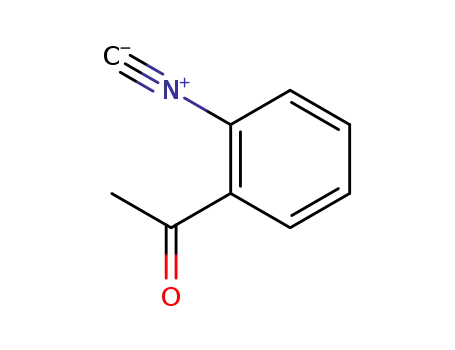 Molecular Structure of 521270-78-0 (1-(2-isocyanophenyl)ethan-1-one)