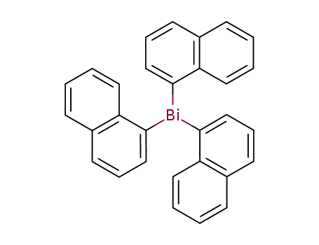Molecular Structure of 33397-22-7 (tri(naphthalen-1-yl)bismuth)