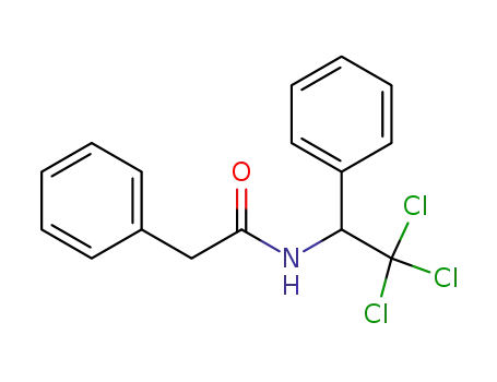 Molecular Structure of 60721-38-2 (Benzeneacetamide, N-(2,2,2-trichloro-1-phenylethyl)-)