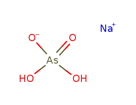Molecular Structure of 10103-60-3 (Sodium arsenate monobasic)