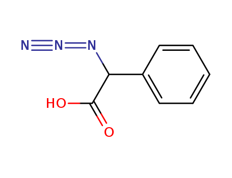 Benzeneacetic acid, a-azido-