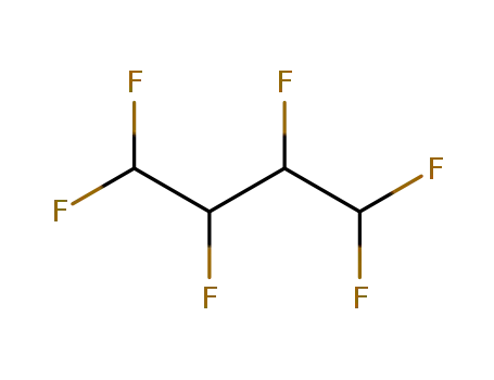 Molecular Structure of 392-45-0 (Butane, 1,1,2,3,4,4-hexafluoro-)