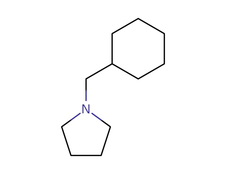 Molecular Structure of 5005-27-6 (Pyrrolidine, 1-(cyclohexylmethyl)-)