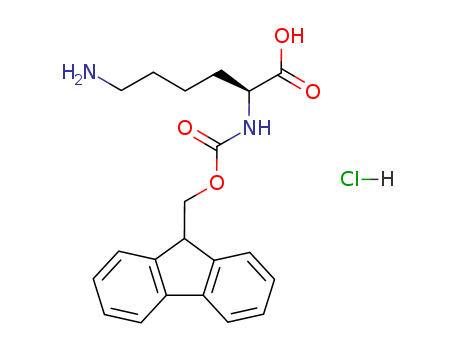 139262-23-0,Nalpha-Fmoc-L-lysine hydrochloride,L-Lysine,N<sup>2</sup>-[(9H-fluoren-9-ylmethoxy)carbonyl]-, monohydrochloride (9CI);Fmoc-Lys-OH HCl;Fmoc-Lys-OH·HCl;