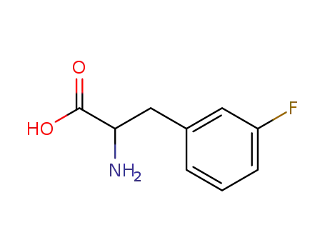 Molecular Structure of 456-88-2 (3-FLUORO-DL-PHENYLALANINE)
