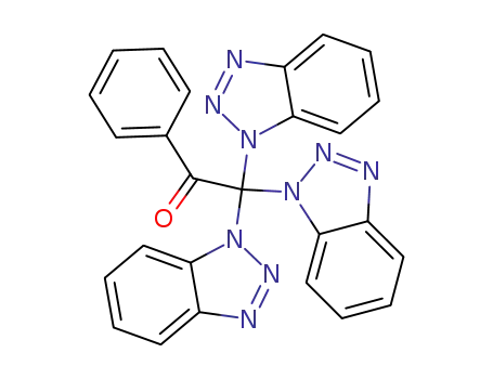 Molecular Structure of 130749-19-8 (2,2,2-Tris-benzotriazol-1-yl-1-phenyl-ethanone)