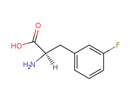 Molecular Structure of 110117-84-5 (3-FLUORO-D-PHENYLALANINE)