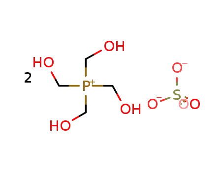 Molecular Structure of 55566-30-8 (Tetrakis(hydroxymethyl)phosphonium sulfate)