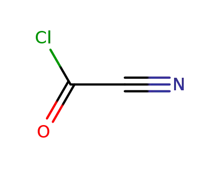 Molecular Structure of 4474-17-3 (CYANOFORMYL CHLORIDE			)