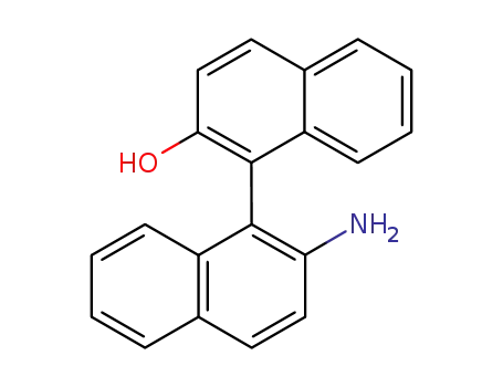 Molecular Structure of 134532-03-9 (2-AMINO-2'-HYDROXY-1 1'-BINAPHTHALENE)
