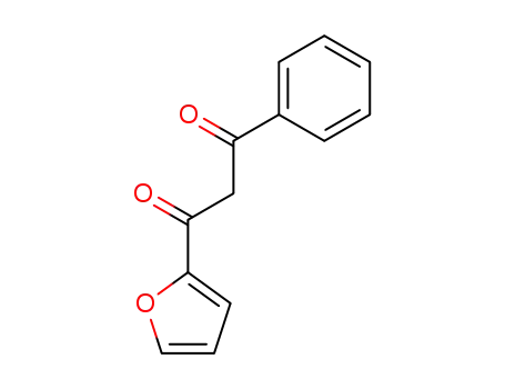 Molecular Structure of 5910-23-6 (1-(furan-2-yl)-3-phenylpropane-1,3-dione)