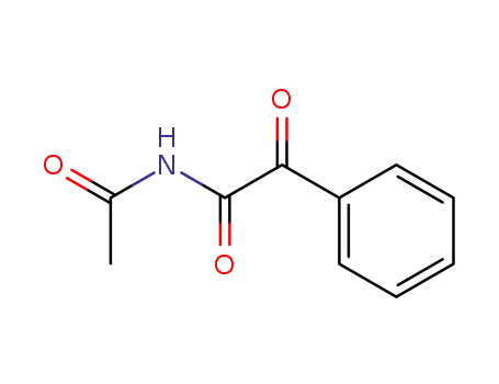 Molecular Structure of 79848-81-0 (N-acetyl-2-oxo-2-phenylacetamide)