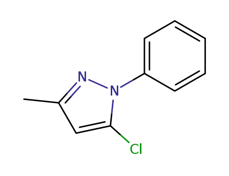Molecular Structure of 1131-17-5 (5-CHLORO-3-METHYL-1-PHENYLPYRAZOLE)