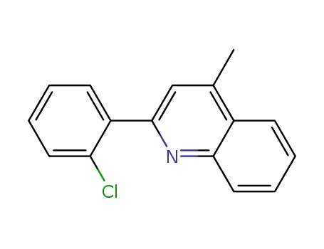 Molecular Structure of 1131453-82-1 (2-(2'-chlorophenyl)-4-methylquinoline)