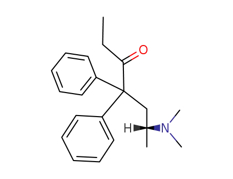 Molecular Structure of 125-58-6 (R(-)-METHADONE HYDROCHLORIDE OPIOID AGON IST)