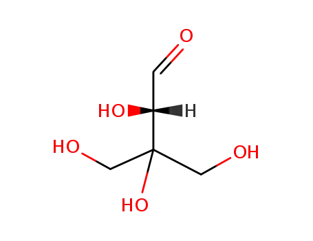 Molecular Structure of 639-97-4 (3-C-(HYDROXYMETHYL)-D-GLYCERO-TETROSE)