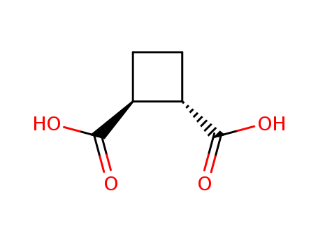 1124-13-6,TRANS-CYCLOBUTANE-1,2-DICARBOXYLIC ACID,1,2-Cyclobutanedicarboxylicacid, trans- (8CI); (?à)-trans-1,2-Cyclobutanedicarboxylic acid; NSC 527264; trans-1,2-Cyclobutanedicarboxylicacid