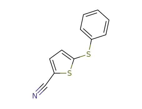 5-(phenylthio)thiophene-2-carbonitrile