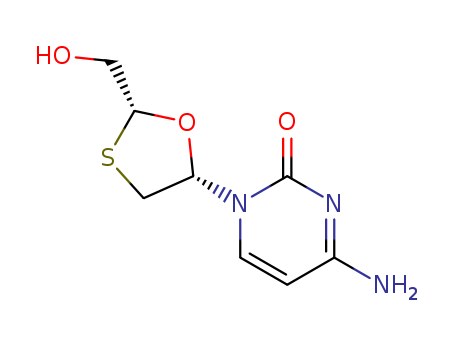 cis-2-Hydroxymethyl-5-(cytosin-1'-yl)-1,3-oxathiolane
