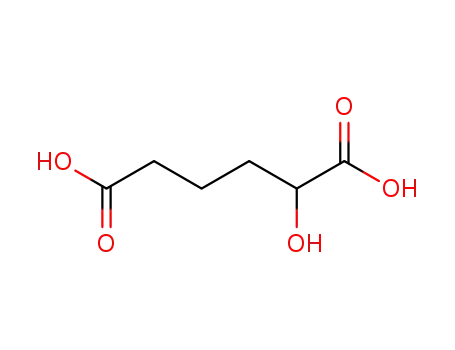 Molecular Structure of 77252-44-9 ((2R)-2-hydroxy-Hexanedioic acid)